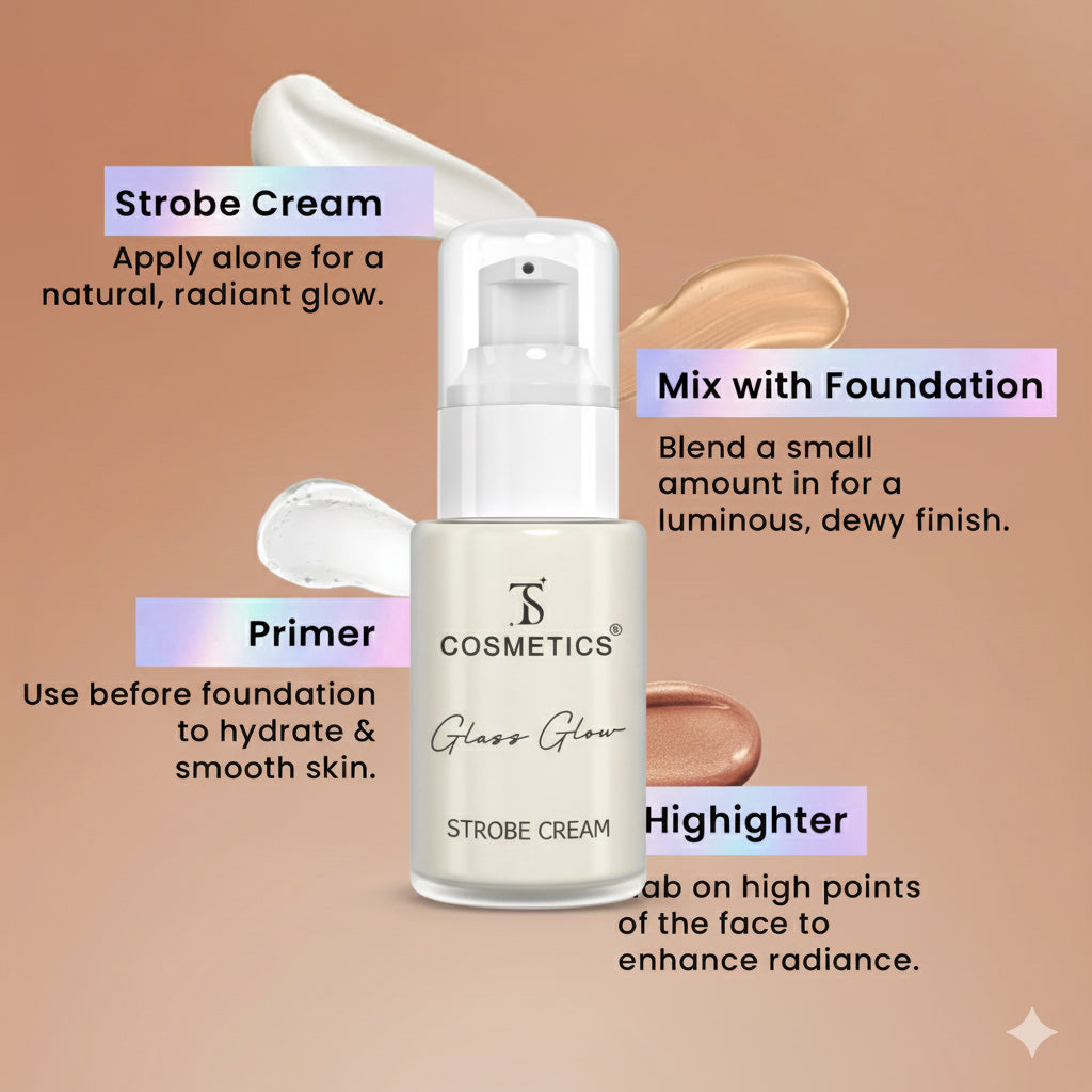 TS COSMETICS STROBE CREAM- NATURAL GLOW