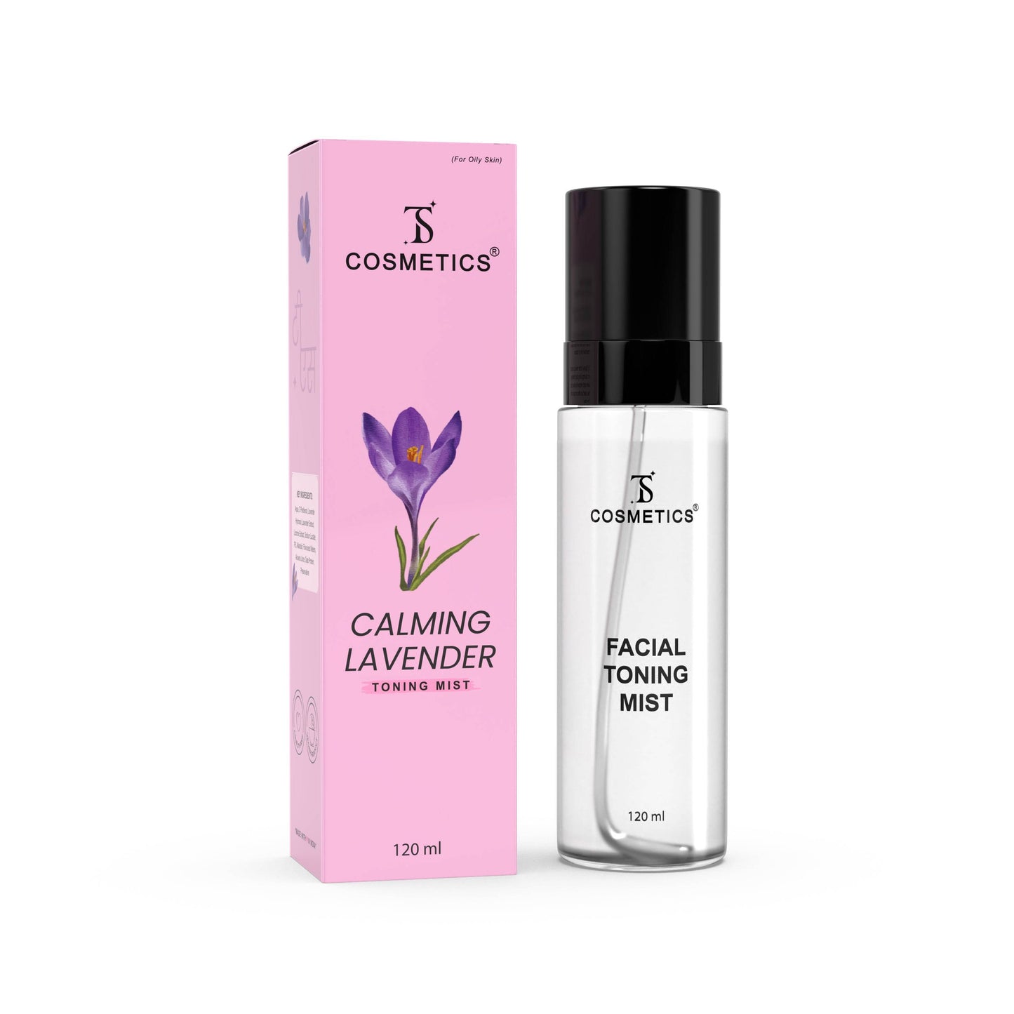 FACIAL TONING MIST | Calming Lavender Toning Mist ( For Oily Skin ) - Cosmetics by TS