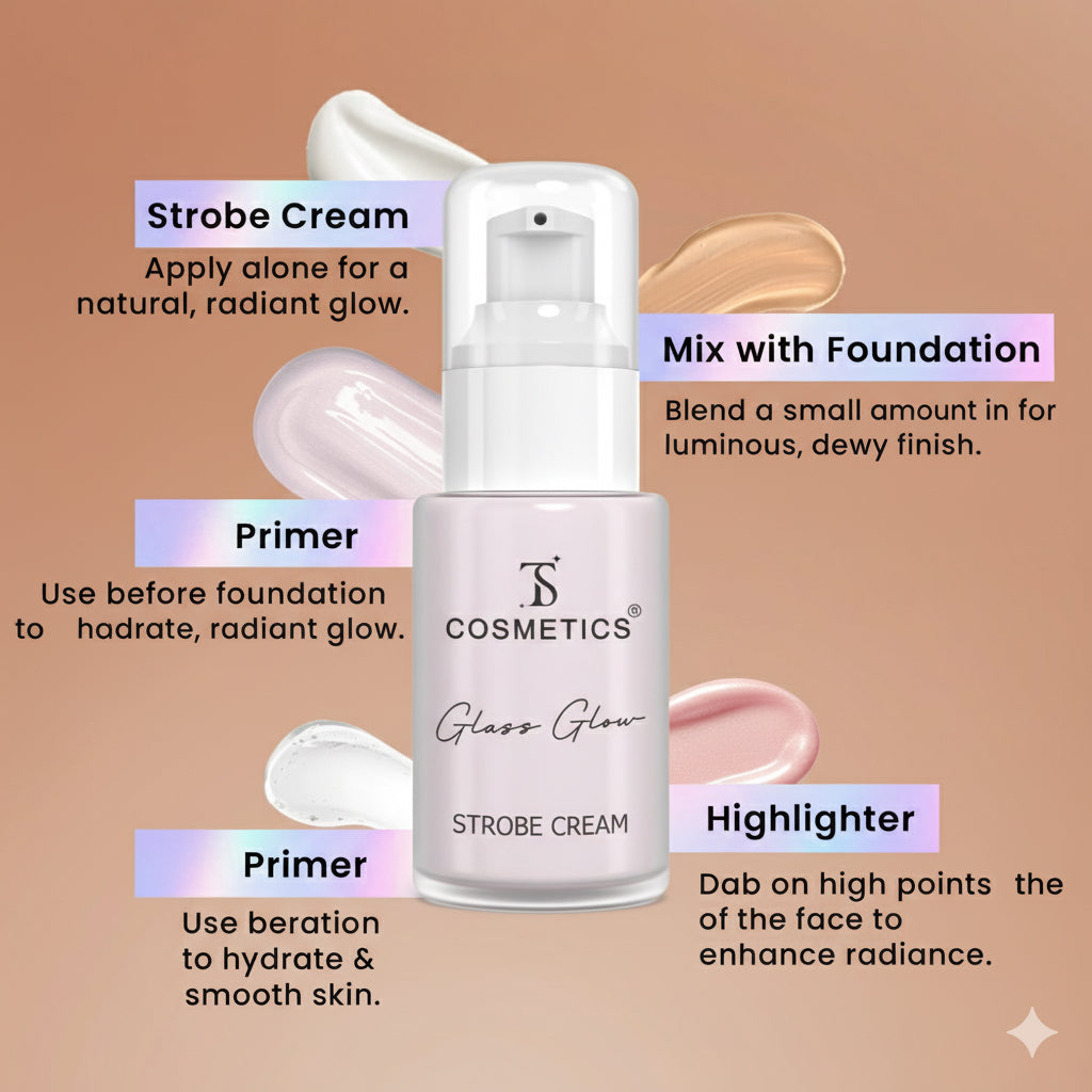 TS COSMETICS STROBE CREAM- Gold Glow