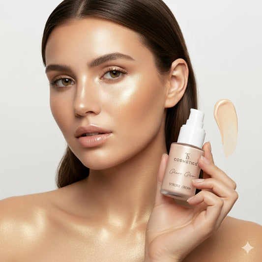 TS COSMETICS STROBE CREAM- Gold Glow